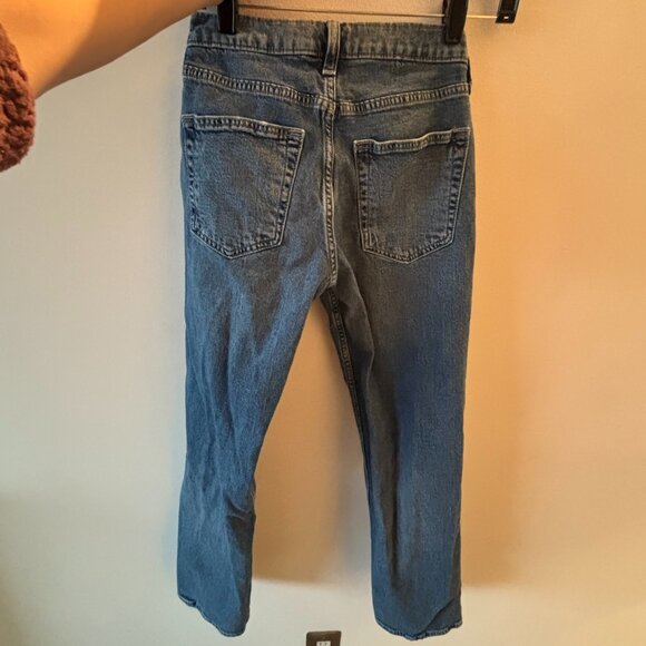 Gap Mid Rise '90s Loose Jeans in medium indigo, size 25 - Picture 3 of 4